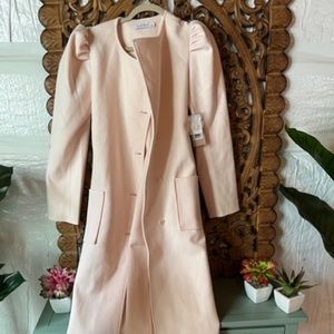BNWT JustFab Baby Pink Pea Coat